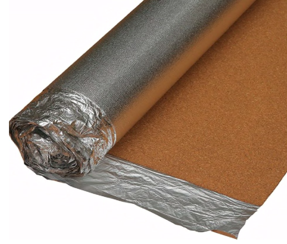 CORK 20-AF — 2 mm natural cork underlayment with aluminium foil