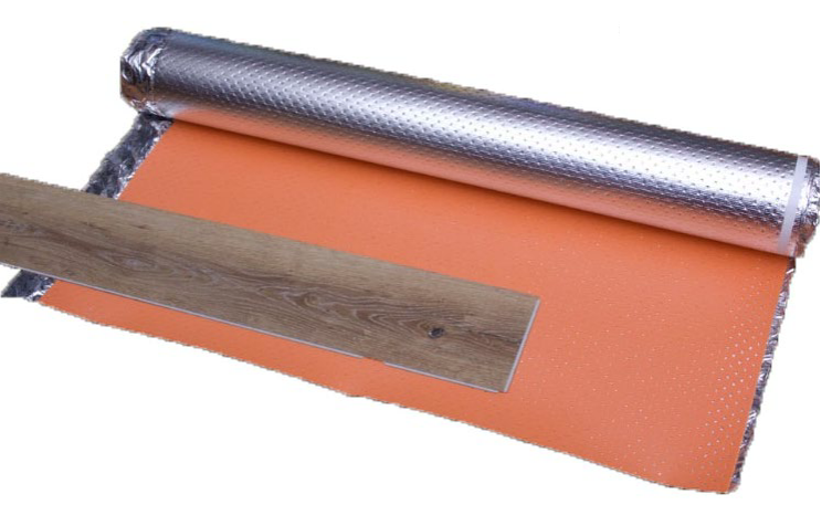 IXPE 3030-AH — 3 mm perforated IXPE underlayment with aluminium film